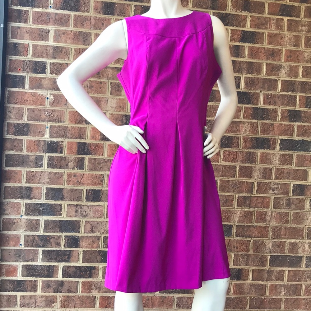 Kim Rogers Fuchsia summer dress back opening